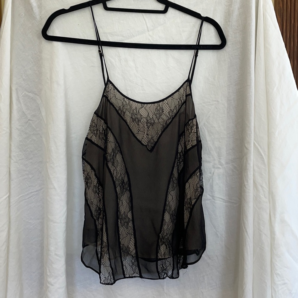 Spaghetti strap lace top